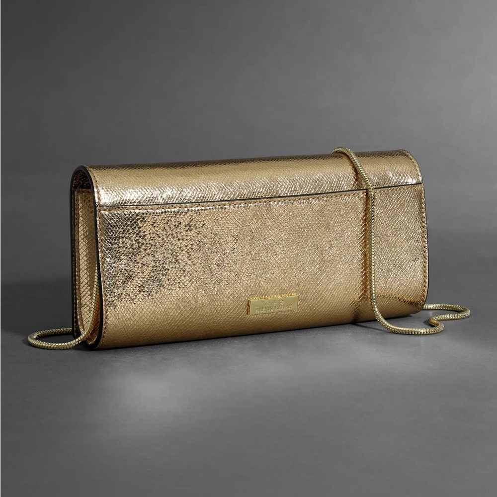 Alexis Bittar Crystal Curve Clutch (gold) - Picture 5 of 7